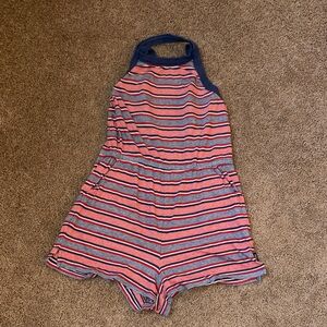 Striped RVCA Romper